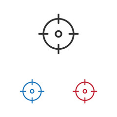 Aim vector icon