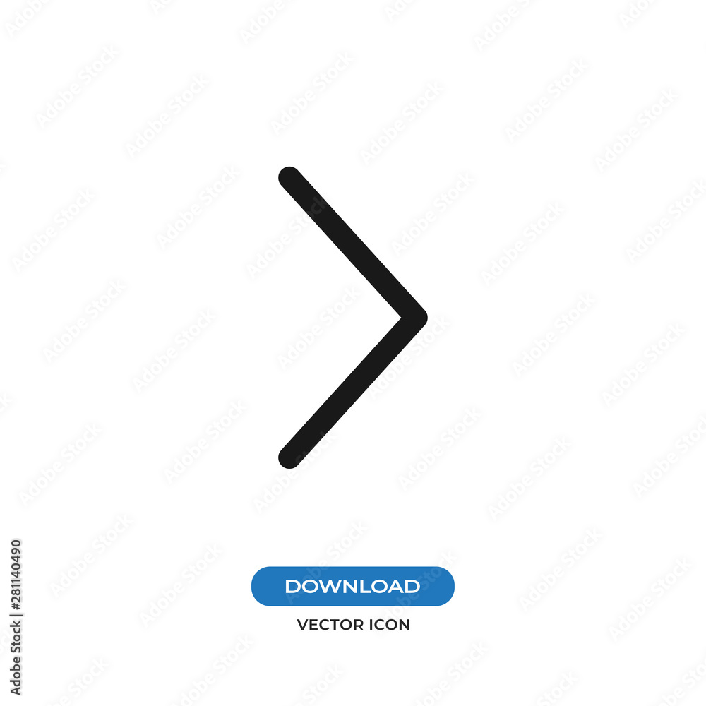 Aufkleber next icon isolated on white background. next icon in trendy design style. next vector icon modern an