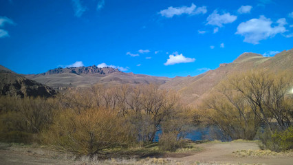 paisaje bariloche montañas lago nieve argentina