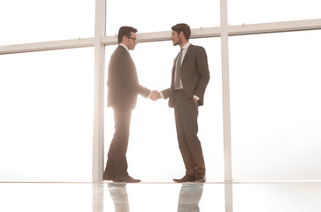 Fototapeta na wymiar business background.handshake business partners .