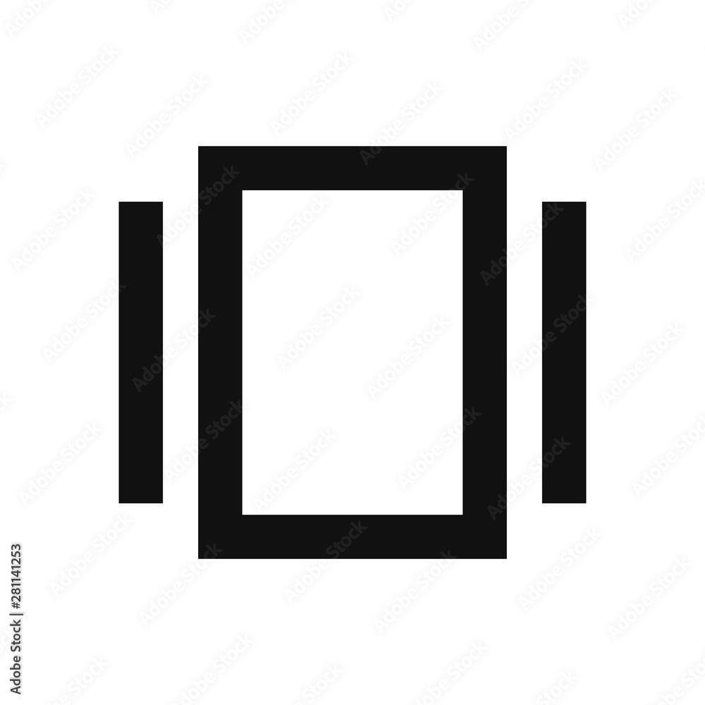 Aufkleber smartphone vibration vector icon in modern design style for web site and mobile app