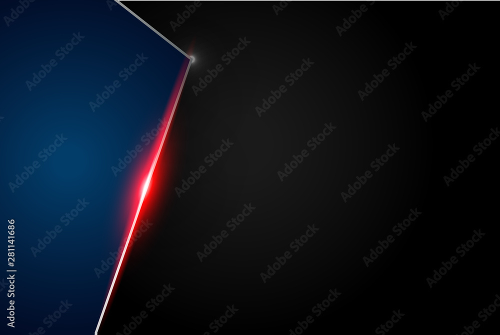 Poster abstract black with red frame template layout design tech concept background black abstract backgrou
