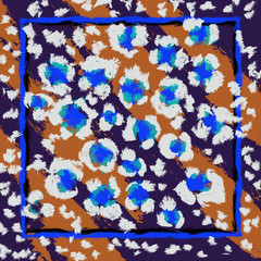 Mix animal skin print repeat seamless pattern design. Leopard, snake, zebra, tiger, crocodile texture background.