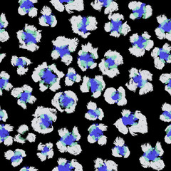 Mix animal skin print repeat seamless pattern design. Leopard, snake, zebra, tiger, crocodile texture background.