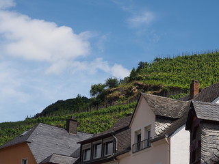 Fototapeta na wymiar Bernkastel Kues - beliebtes Urlaubsziele an der Mosel
