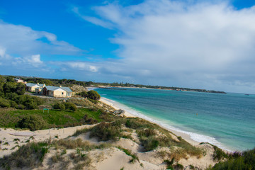view of the beach