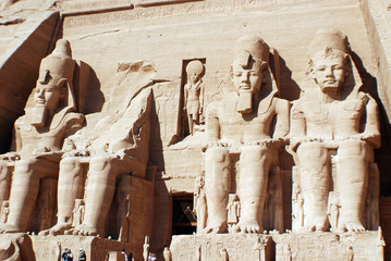  Abu Simbel temples are two massive rock temples in Abu Simbel in Nubia, southern Egypt.The complex...