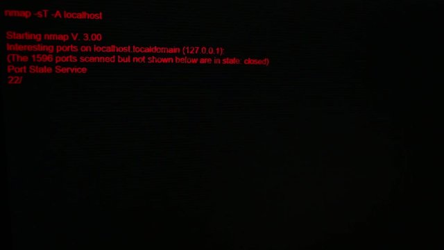 Moving Computer Codes on a monitor 