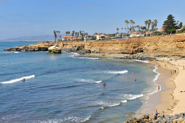 View over Sunset Cliffs in San Diego