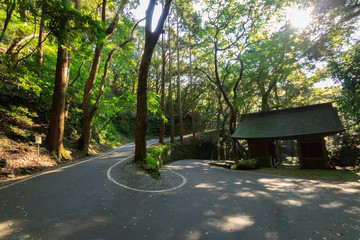 清水寺へと続く道　福岡県柳川市