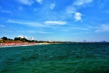 the beach of Eforie Nord