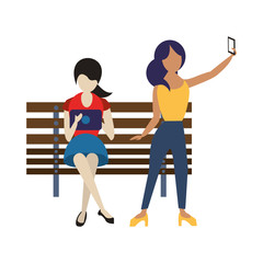 social media network chatting cartoon