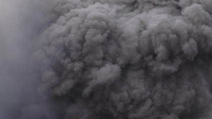 HUGE volcanic clouds consuming the sky