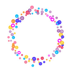 Social media marketing, Communication concept.