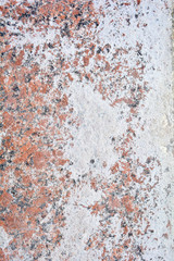 Texture of polished granite stone floor with white dense mud like chalk or lime