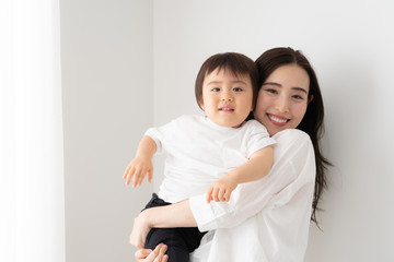 親子　ポートレート