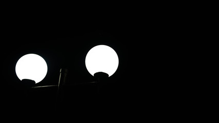 light bulb and moon