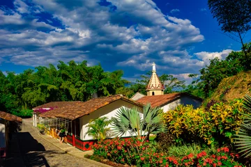 Fototapeten paisaje natural eje cafetero colombia tropico sudamerica © Jean
