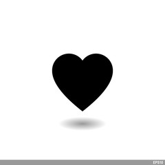 Heart Icon Vector with white background.Heart Icon EPS.Heart Icon Drawing.vector ilustration