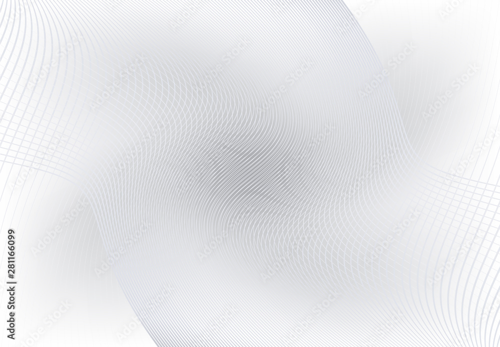Sticker modern abstract monochrome wavy halftone background with grey elegant backdrop
