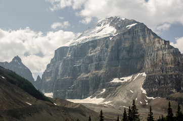 The Mitre towers above the Lefroy Glacier