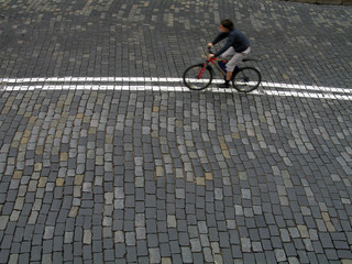 Paved street