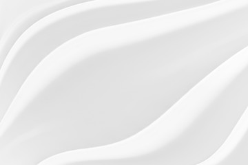 Abstract white , Gray background with clean smooth soft wave can use as wedding background and Luxurious background design.