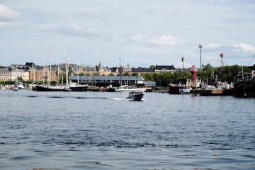 Fototapeta premium boats in harbor