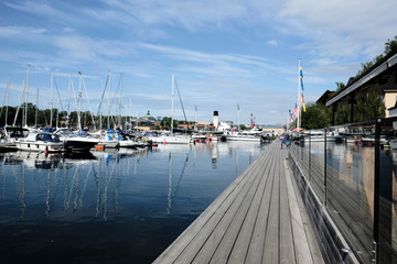 Fototapeta premium boats in harbor