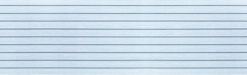 Panorama of blue wood wall background.