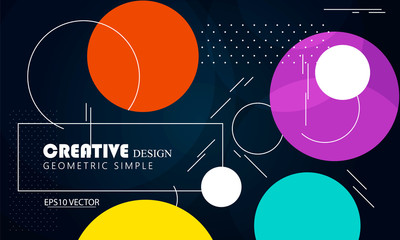 stock vector geometric coloful backround. Trendy gradient shapes composition. Eps10 vector.