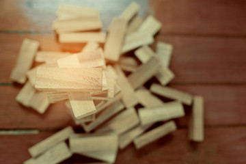 building wood blocks, plan and strategy