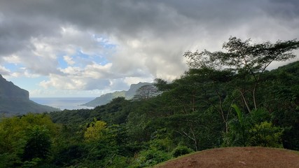 Tahiti mountains
