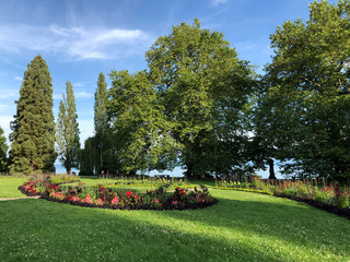 Flower Island Mainau on the Lake Constance or Die Blumeninsel im Bodensee - Constance, Germany or...