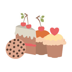 delicious bakery cakes and cookies