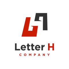 logo design letter H