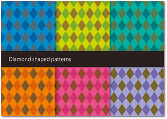 菱形パターンセット1