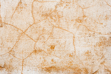 Texture of a concrete wall with cracks and scratches which can be used as a background