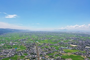 Shooting the Japanese countryside from the sky