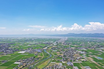 Shooting the Japanese countryside from the sky
