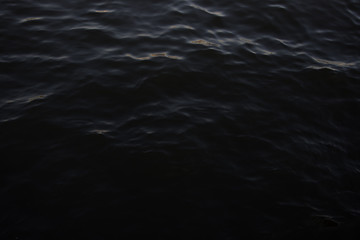 Black waves and storm