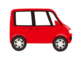 自動車　横向き　イラスト