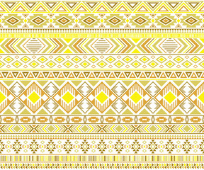 Tribal ethnic motifs geometric vector seamless background.