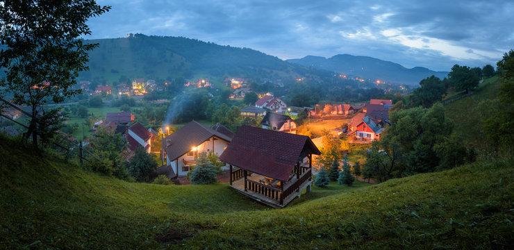 Moeciu de jos traditional village, Romania