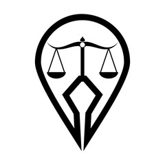 pin lawyer logo