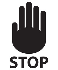 Stop Icon hand