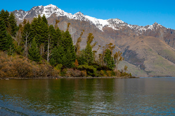 Southern Alps peaks reflected in a beautiful Glacial lake