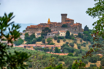 Fototapeta na wymiar Il borgo di Capalbio, Toscana, Italia