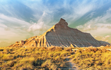 beautiful Bardenas Kastildeterra