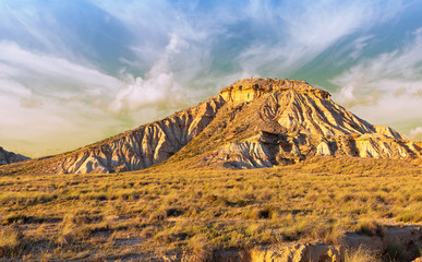beautiful Bardenas Kastildeterra